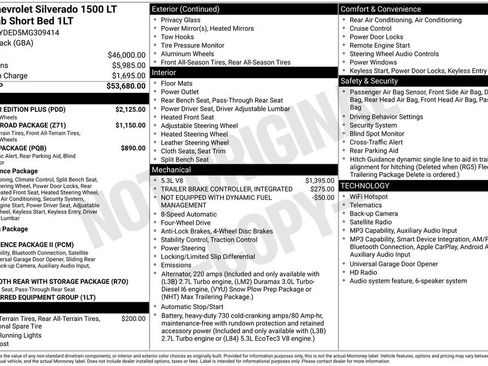 Used 2021 Chevrolet Silverado 1500 LT w/ All Star Edition Plus AWD/4WD image 2