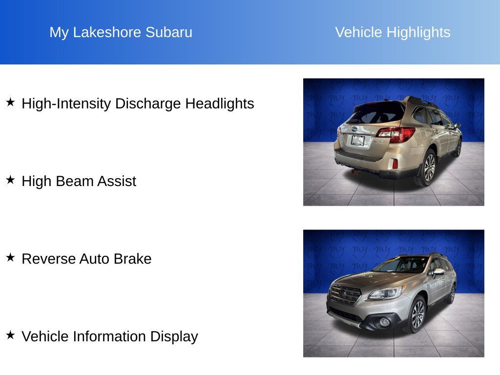 Used 2017 Subaru Outback 2.5i Limited AWD/4WD image 12