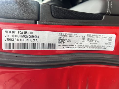 Used 2021 Jeep Grand Cherokee Trackhawk w/ Trailer Tow Group IV image 36