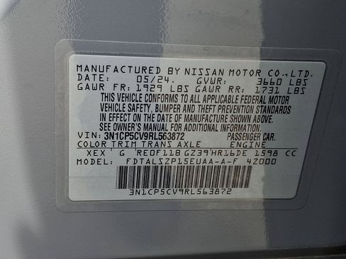 Used 2024 Nissan Kicks SV FWD image 27