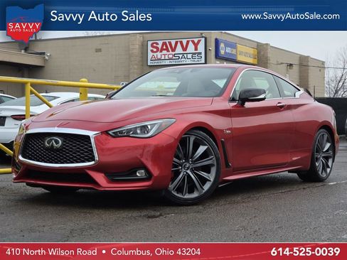 Used 2018 INFINITI Q60 Red Sport 400 w/ Pro Active Package image 1