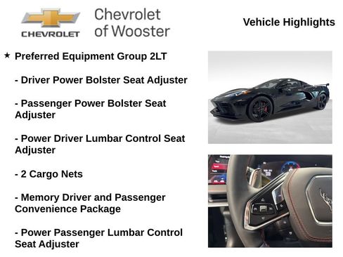 New 2026 Chevrolet Corvette Stingray Preferred Conv w/ Battery Protection Package RWD image 2