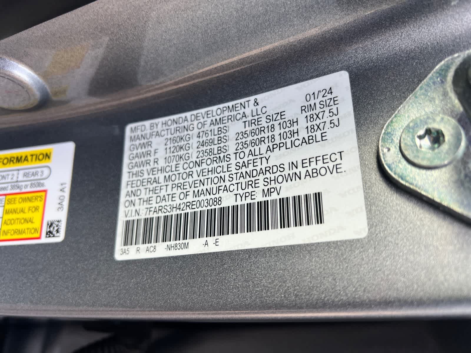 Used 2024 Honda CR-V EX image 17