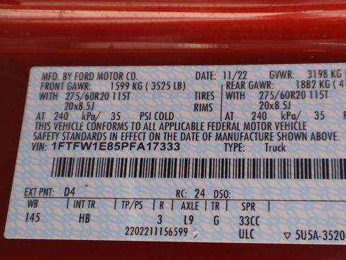 Used 2023 Ford F150 Lariat w/ Max Trailer Tow Package image 34