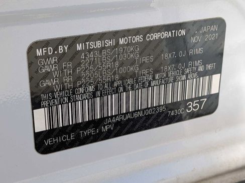 Used 2022 Mitsubishi Outlander Sport ES AWD/4WD image 31