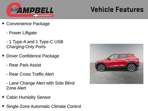 New 2026 Chevrolet TrailBlazer LT w/ Convenience Package image 16