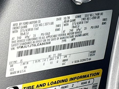 Used 2020 Ford Expedition XLT w/ Equipment Group 202A image 35