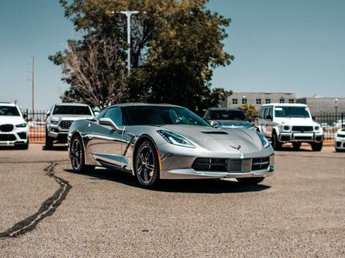 Used 2016 Chevrolet Corvette Stingray Coupe w/ Carbon Flash Badge Package RWD image 1