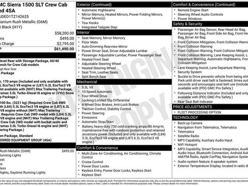 Certified 2026 GMC Sierra 1500 SLT AWD/4WD image 50