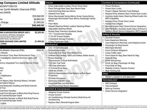 New 2026 Jeep Compass Limited w/ Sun, Sound & Navigation Group AWD/4WD image 3