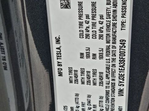 Used 2025 Tesla Model 3 RWD image 15
