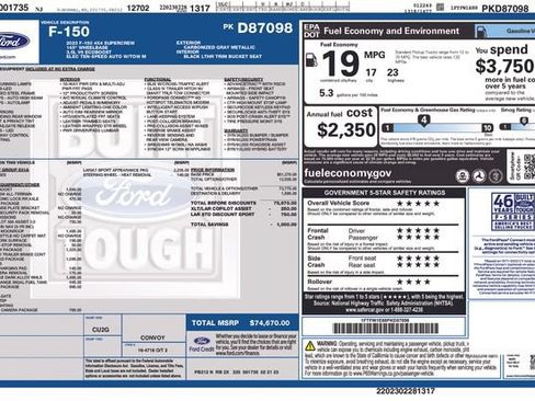 Used 2023 Ford F150 Lariat AWD/4WD image 16