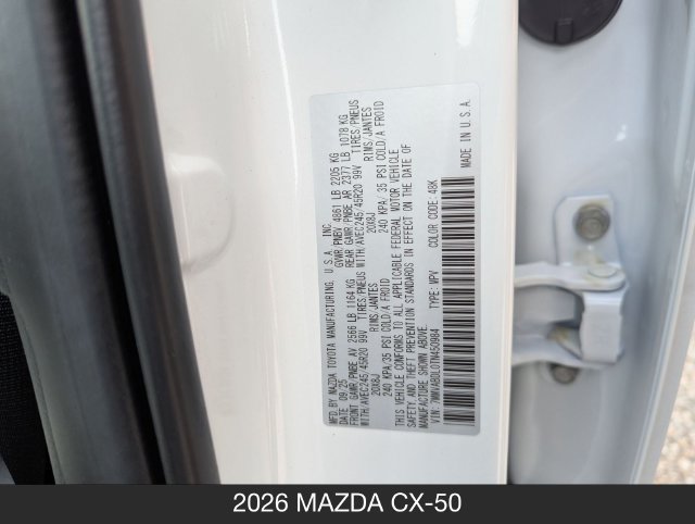 Used 2026 MAZDA CX-50 AWD 2.5 S w/ Cargo Package image 28