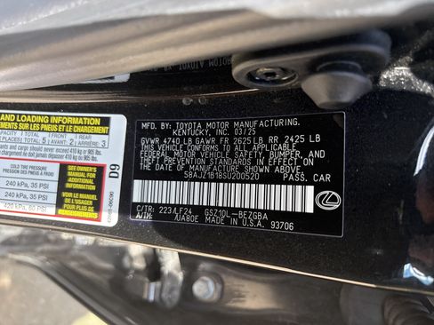 Used 2025 Lexus ES 350 F Sport FWD image 35