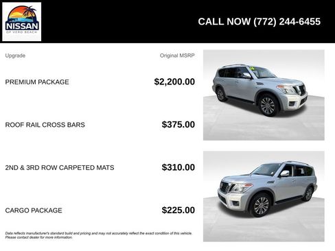Used 2018 Nissan Armada SL w/ Premium Package RWD image 6