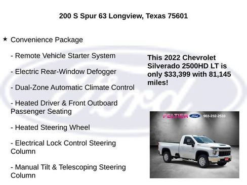 Used 2022 Chevrolet Silverado 2500 LT w/ Convenience Package AWD/4WD image 30