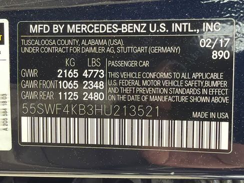 Used 2017 Mercedes-Benz C 300 4MATIC Sedan image 33