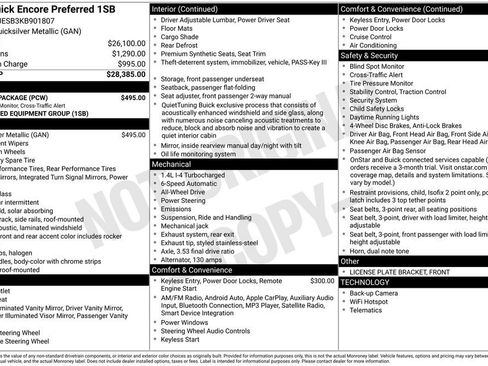 Used 2019 Buick Encore Preferred w/ Safety Package image 34