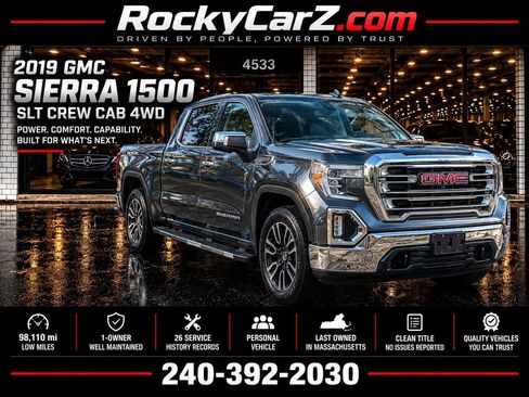 Used 2019 GMC Sierra 1500 SLT w/ SLT Premium Plus Package AWD/4WD image 1