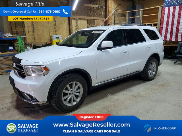 Used 2019 Dodge Durango SXT AWD/4WD image 1