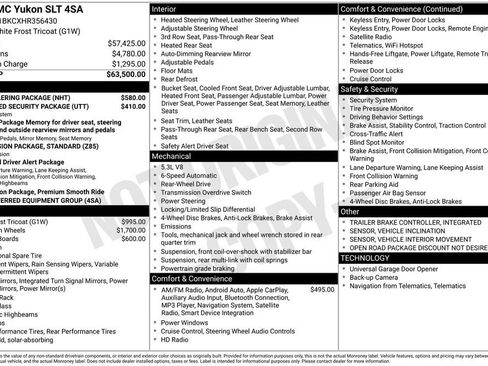 Used 2017 GMC Yukon SLT w/ HD Trailering Package image 31