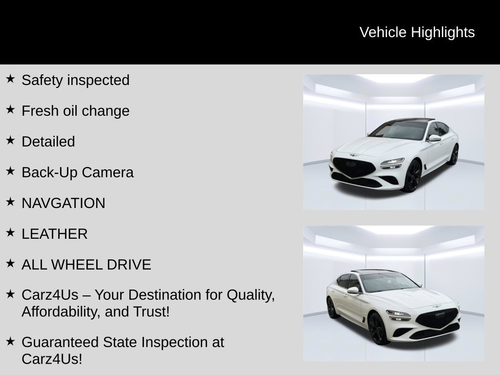 Used 2022 Genesis G70 3.3T w/ Sport Advanced Package AWD/4WD image 40