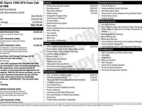 Used 2020 GMC Sierra 1500 AT4 w/ AT4 Premium Package AWD/4WD image 3