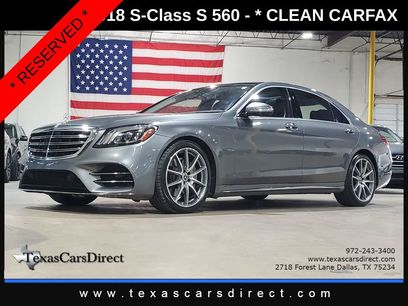 Used 2018 Mercedes-Benz S 560 4MATIC Sedan