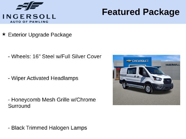 Used 2024 Ford Transit 250 Low Roof w/ Exterior Upgrade Package RWD image 15