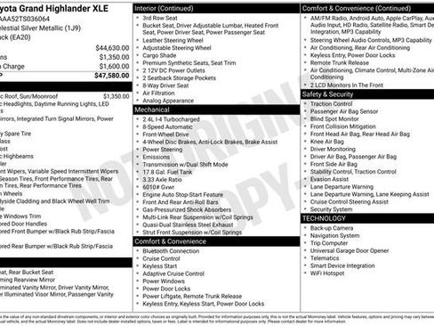 Used 2026 Toyota Grand Highlander FWD image 25