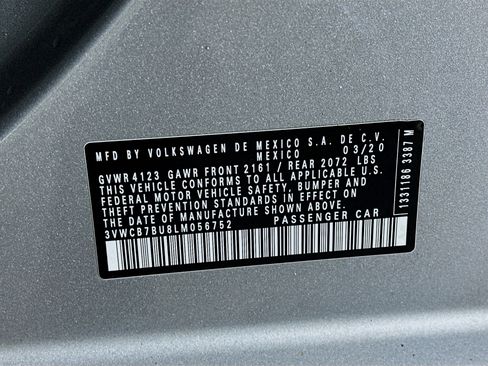 Used 2020 Volkswagen Jetta S w/ Driver Assistance Package FWD image 12