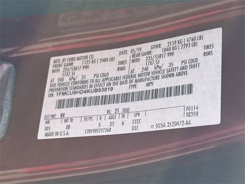 Used 2019 Ford Escape SEL image 33