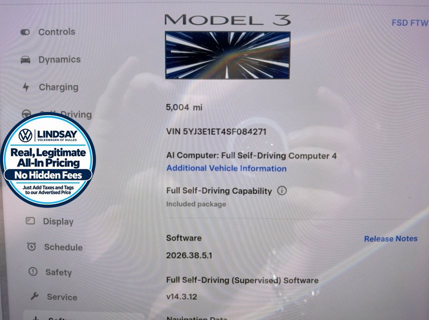 Used 2025 Tesla Model 3 Performance AWD/4WD image 1