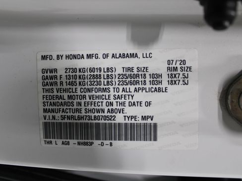 Used 2020 Honda Odyssey EX-L image 49