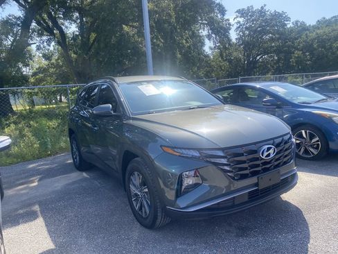 Certified 2022 Hyundai Tucson Blue AWD/4WD image 3