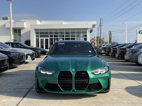 Used 2024 BMW M3 Competition w/ Parking Assistance Package RWD image 2
