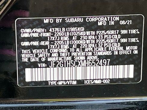 Used 2021 Subaru Crosstrek 2.5i Sport w/ Moonroof Package AWD/4WD image 31