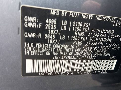 Used 2017 Subaru Outback 2.5i Limited AWD/4WD image 14