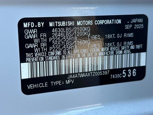 New 2026 Mitsubishi Eclipse Cross AWD image 28