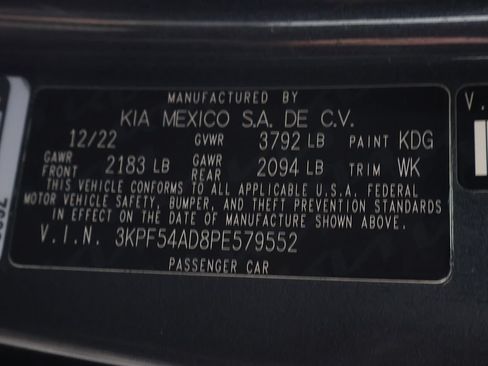Used 2023 Kia Forte GT-Line w/ GT-Line Premium Package FWD image 52