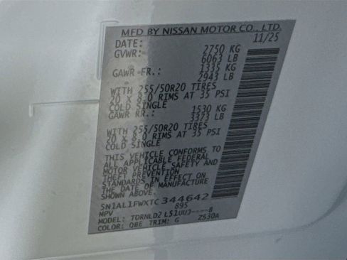 Used 2026 INFINITI QX60 Sport w/ Dark Cargo Package image 44