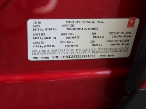 Used 2020 Tesla Model X Long Range AWD/4WD image 32