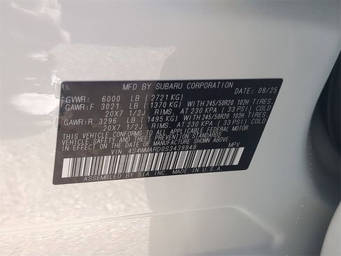 New 2025 Subaru Ascent Bronze Edition image 36