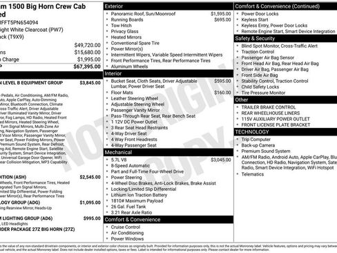 Used 2023 RAM 1500 Big Horn AWD/4WD image 32
