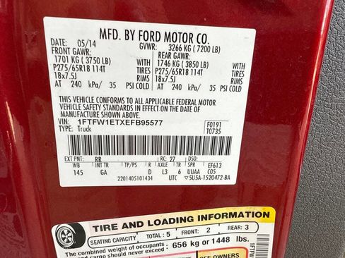 Used 2014 Ford F150 XLT w/ XLT Chrome Package image 19