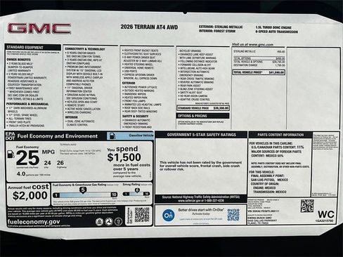 New 2026 GMC Terrain AT4 image 21