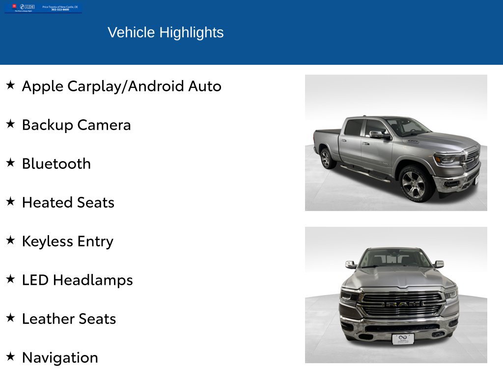 Used 2022 RAM 1500 Laramie AWD/4WD image 2