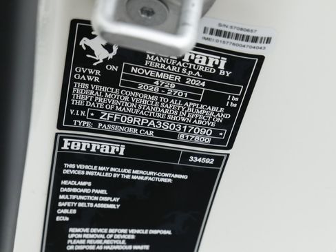 Certified 2025 Ferrari Roma Spider RWD image 43