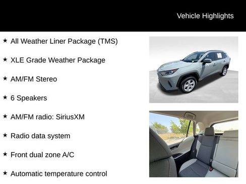 Used 2021 Toyota RAV4 XLE w/ XLE Grade Weather Package AWD/4WD image 7
