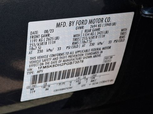Certified 2023 Ford Explorer XLT AWD/4WD image 27